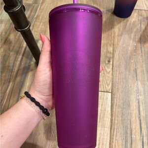 Starbucks Matte Purple Tumbler with Lid